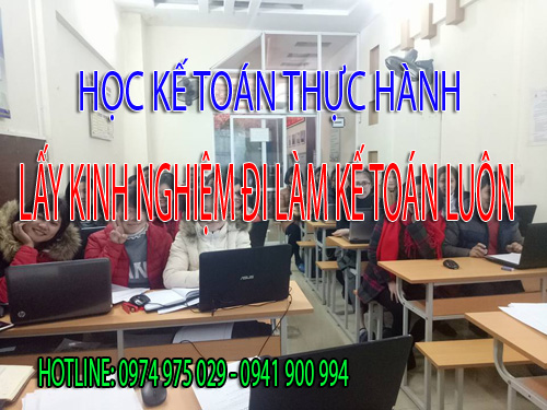Trung tâm dạy thực hành kế toán tại Quận Tân Phú
