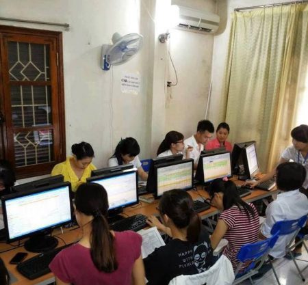 Lớp học kế toán tổng hợp thực hành tại Bắc Giang